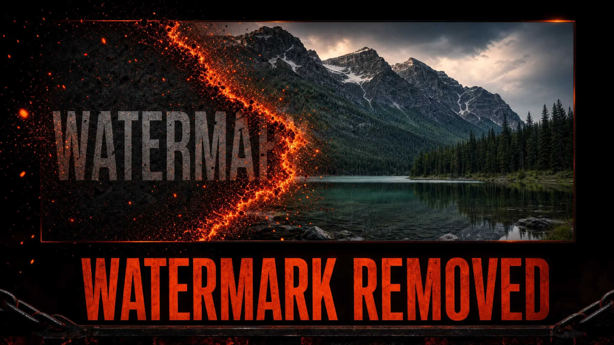 Watermark Removal example